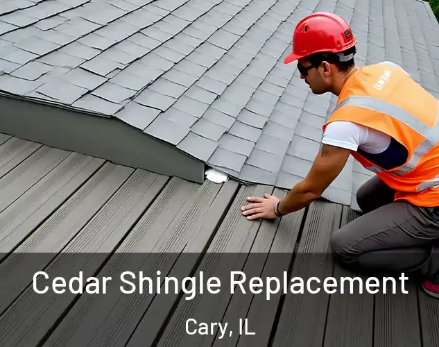  Cedar Shingle Replacement Cary, IL
